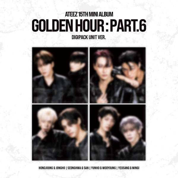 [PRE-ORDER] ATEEZ - GOLDEN HOUR : Part.6 [15th Mini Album - Digipack Unit Ver.]
