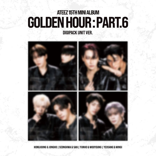[PRE-ORDER] ATEEZ - GOLDEN HOUR : Part.6 [15th Mini Album - Digipack Unit Ver.]