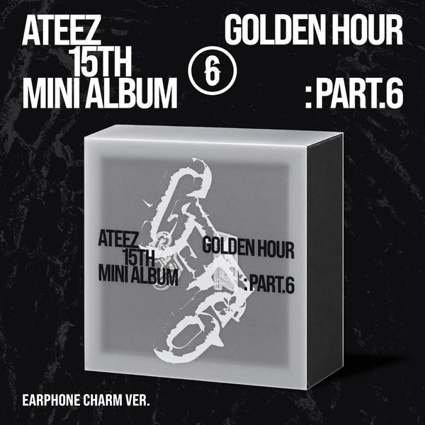 [PRE-ORDER] ATEEZ - GOLDEN HOUR : Part.6 [15th Mini Album - Earphone Charm Ver.]
