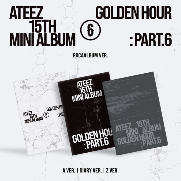 [PRE-ORDER] ATEEZ - GOLDEN HOUR : Part.6 [15th Mini Album - Pocaalbum Ver.]