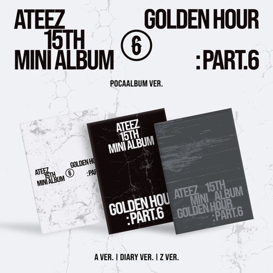 [PRE-ORDER] ATEEZ - GOLDEN HOUR : Part.6 [15th Mini Album - Pocaalbum Ver.]