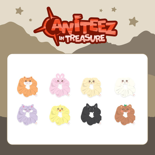ateez treasure aniteez md merchandise kpop tokkipop scrunchie
