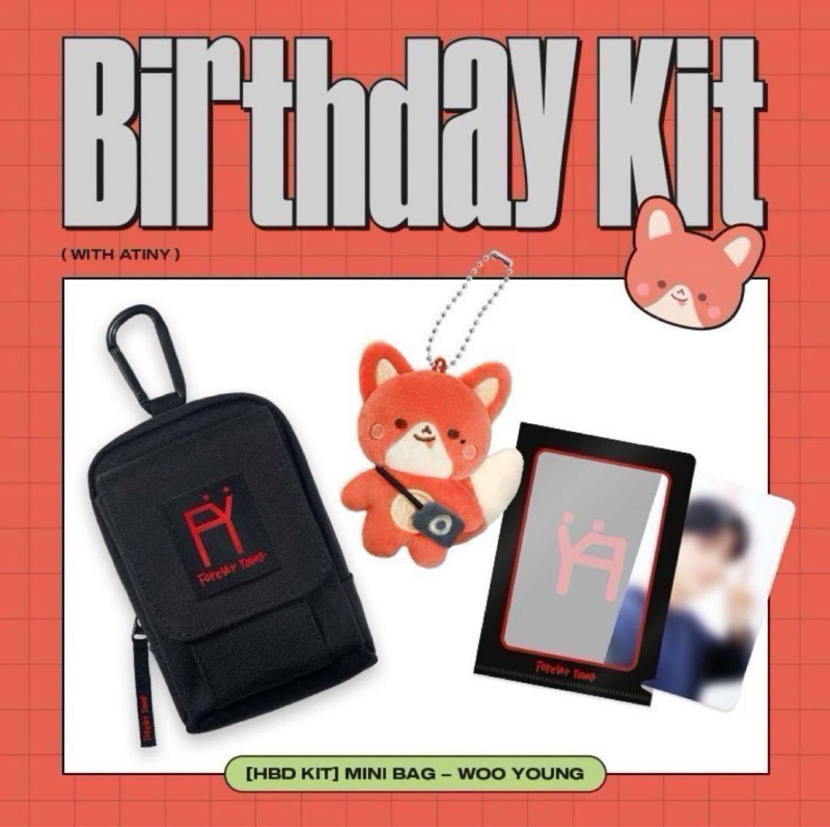 ATEEZ - Wooyoung Happy Birthday Kit Smart Tok Set 2023