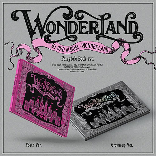 [ADVANCE ORDER] B.I - 3rd Album [WONDERLAND] (Fairy tale Ver.)