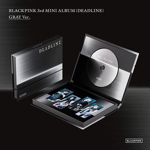 [PRE-ORDER] BLACKPINK - DEADLINE [3rd Mini Album - Gray Ver.] with POB option