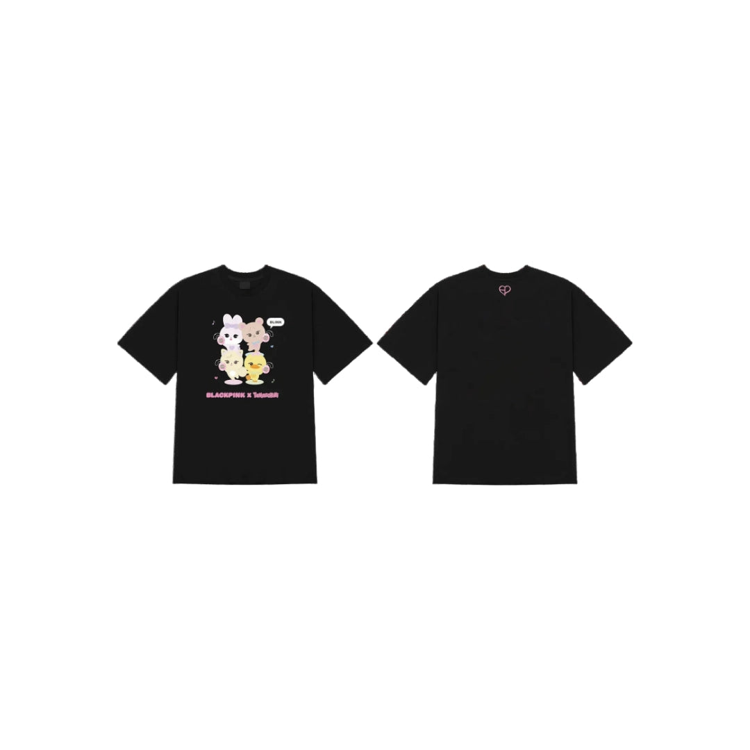 [PRE-ORDER] BLACKPINK X TAMAGOTCHI [All Merch] - BLACKPINK BASIC T-SHIRT_BLACK