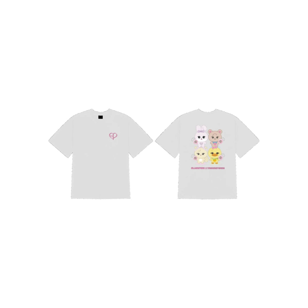 [PRE-ORDER] BLACKPINK X TAMAGOTCHI [All Merch] - BLACKPINK BASIC T-SHIRT_WHITE