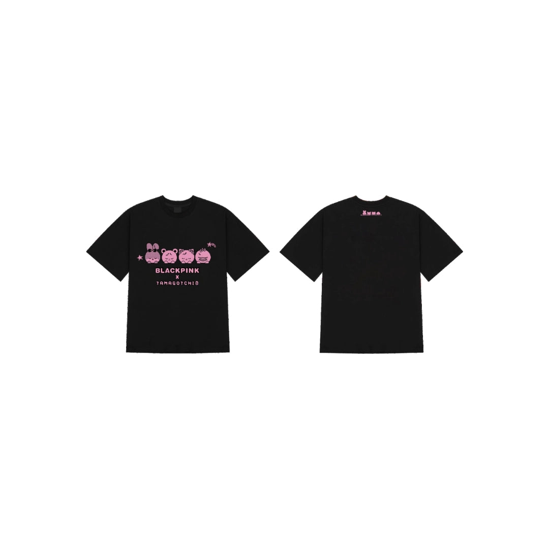 [PRE-ORDER] BLACKPINK X TAMAGOTCHI [All Merch] - BLACKPINK PINK GALAXY T-SHIRT_BLACK