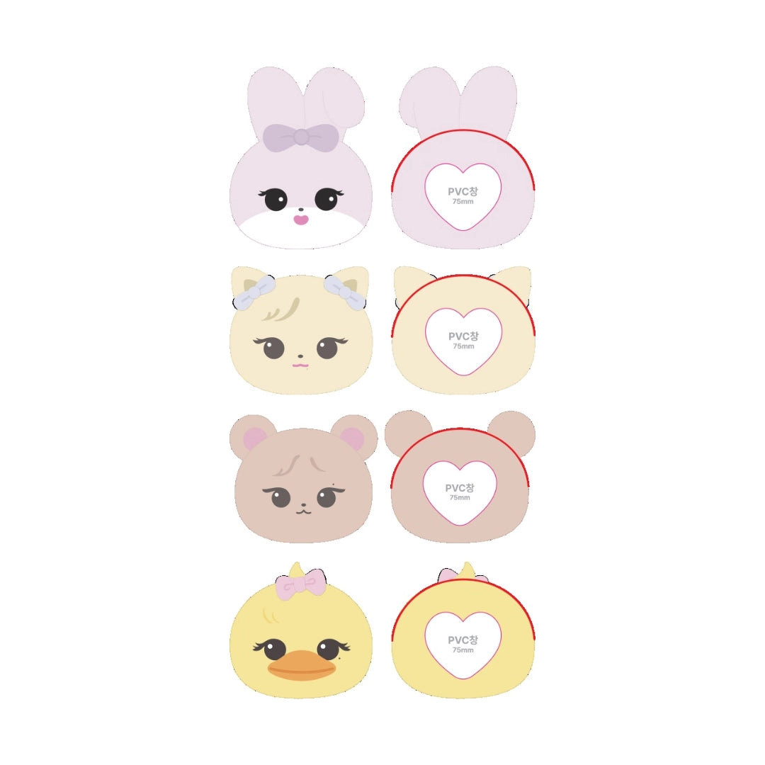 [PRE-ORDER] BLACKPINK X TAMAGOTCHI [All Merch] - BLACKPINK PLUSH FACE POUCH