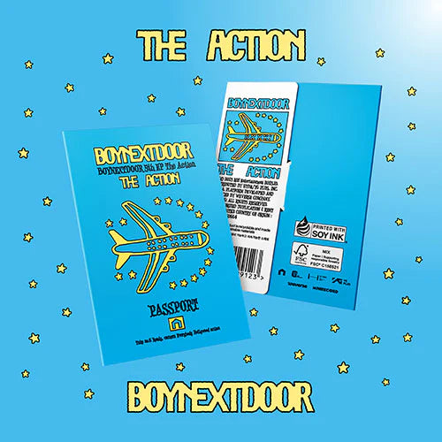 BOYNEXTDOOR - The Action [5th EP Album - WEVERSE Ver.] with POB option