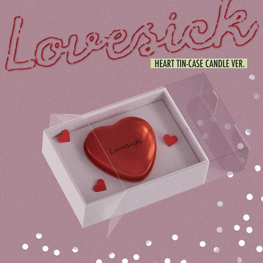 [PRE-ORDER] CHAERYEONG (TWICE) - Lovesick [1st Mini Album - Heart Tin-Case Candle Ver.]