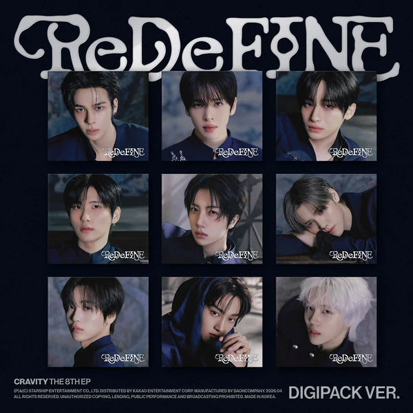 [PRE-ORDER] CRAVITY - ReDeFINE [8th EP Album - Digipack Ver.]