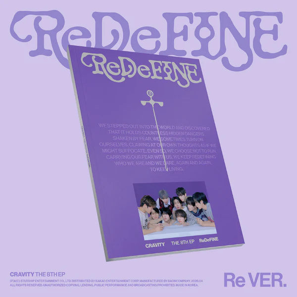 CRAVITY - ReDeFINE [8th EP Album - Re Ver.]