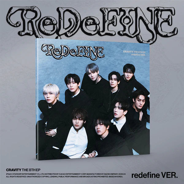 [PRE-ORDER] CRAVITY - ReDeFINE [8th EP Album - redefine Ver.]