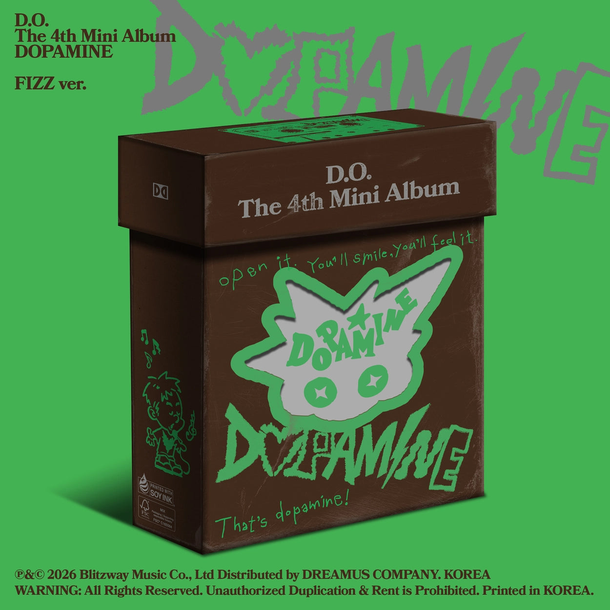 [PRE-ORDER] D.O. (EXO) - DOPAMINE [4th Mini Album - Fizz Ver.]