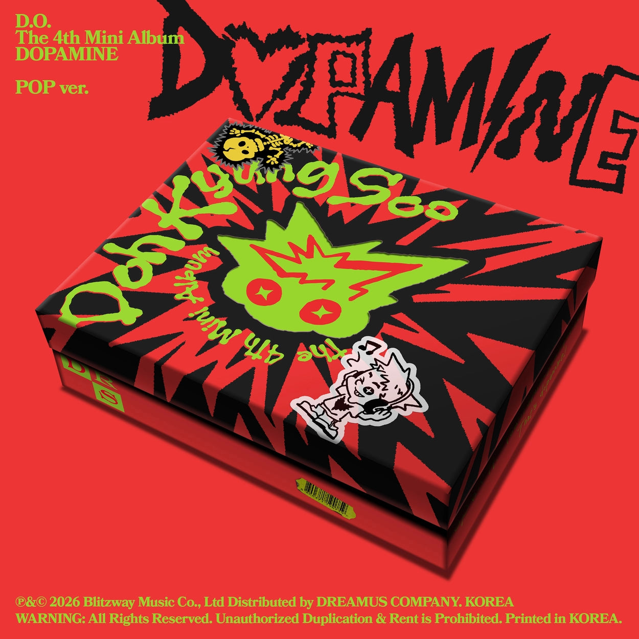 [PRE-ORDER] D.O. (EXO) - DOPAMINE [4th Mini Album - Pop Ver.]
