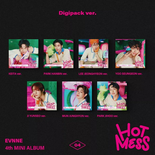 [ADVANCE ORDER] EVNNE - HOT MESS [4th Mini Album - Digipack Ver.]