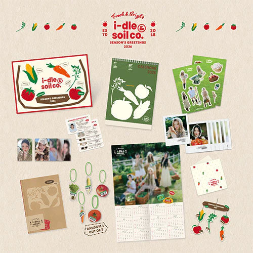 [PRE-ORDER] i-dle - i-dle & Soil Co. [2026 Season's Greetings] with POB option