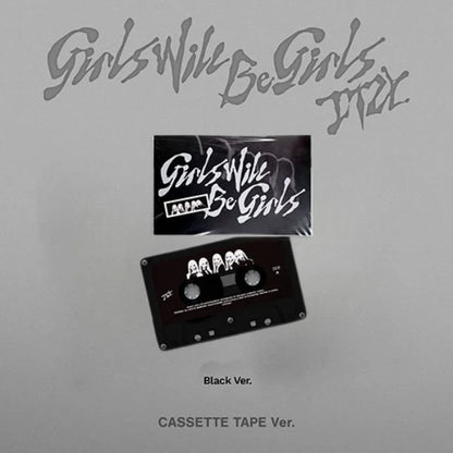 ITZY - Girls Will Be Girls (Cassette Tape Ver.) with POB option