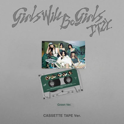 ITZY - Girls Will Be Girls (Cassette Tape Ver.) with POB option
