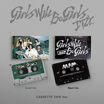 ITZY - Girls Will Be Girls (Cassette Tape Ver.) with POB option