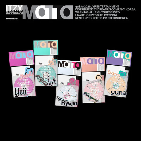 ITZY - Motto [Member Ver.] with POB option