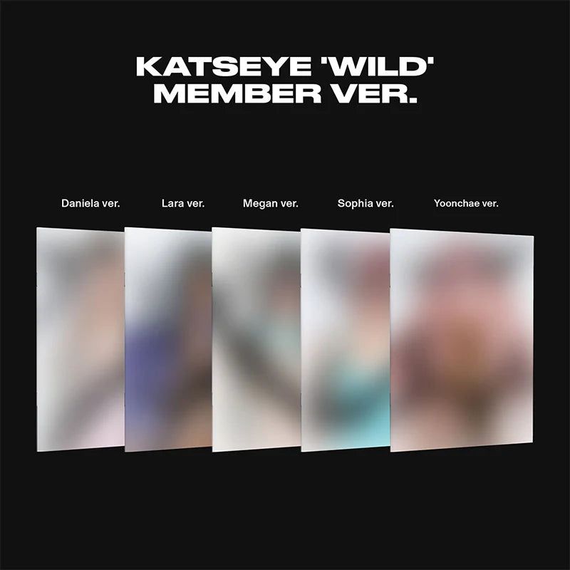 [PRE-ORDER] KATSEYE - WILD [Member Ver.] with POB option