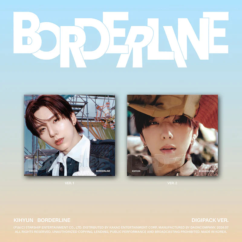 KIHYUN (MONSTA X) - BORDERLINE [EP Album - Digipack Ver.]