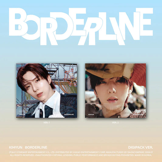 KIHYUN (MONSTA X) - BORDERLINE [EP Album - Digipack Ver.]