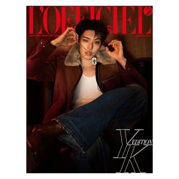 [PRE-ORDER] L'OFFICIEL HOMMES Magazine - ATEEZ Mingi Covers 2026