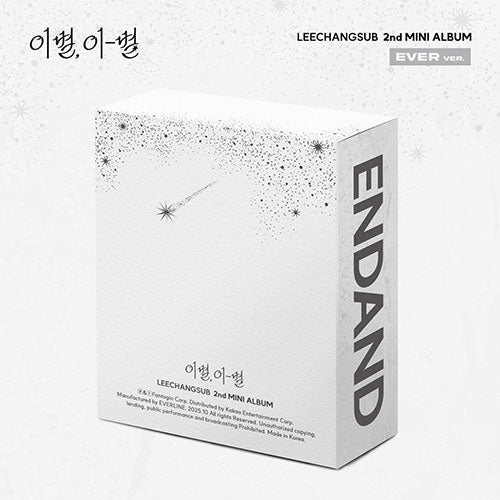[PRE-ORDER] LEE CHANGSUB - END AND [2nd Mini Album - EVER Ver.]