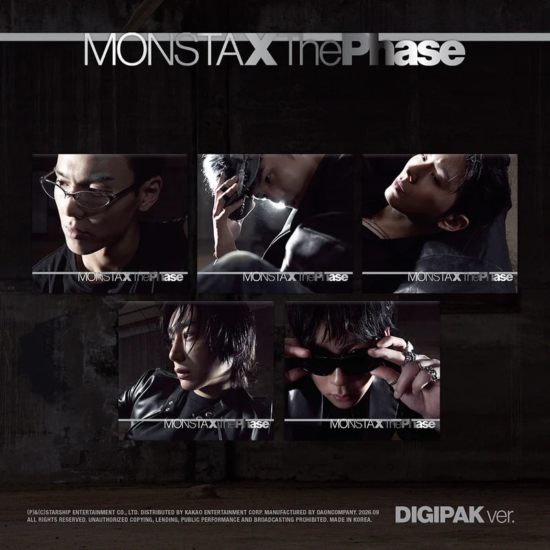 [PRE-ORDER] MONSTA X - The Phase [EP Album - Digipak Ver.]