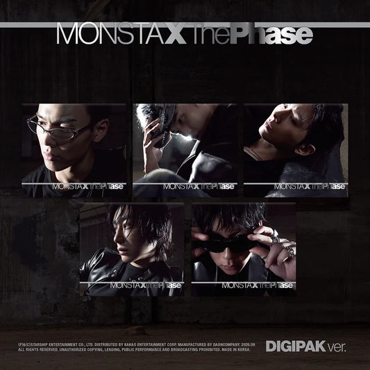[PRE-ORDER] MONSTA X - The Phase [EP Album - Digipak Ver.]