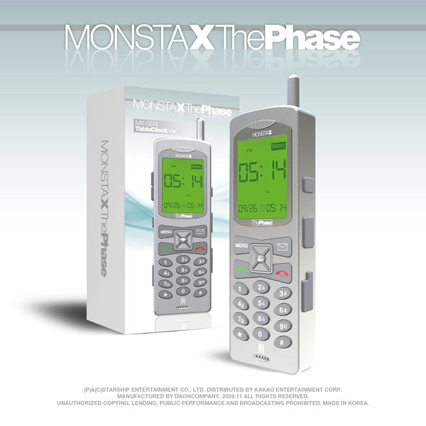 [PRE-ORDER] MONSTA X - The Phase [EP Album - Mx-0514 Table Clock Ver.]