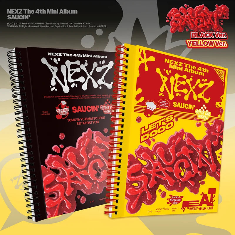 [PRE-ORDER] NEXZ - SAUCIN’ [4th Mini Album]