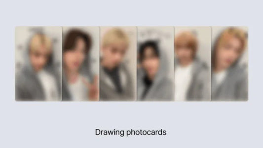 P1Harmony  - Unique Drawing Photo Card (Hoodie Ver.)