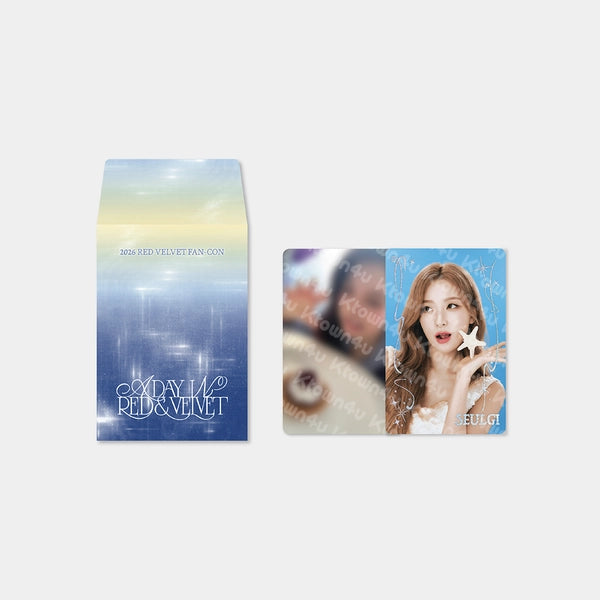 [PRE-ORDER] Red Velvet - 2026 FANCON A Day in Red & Velvet MD All Items - RANDOM TRADING CARD