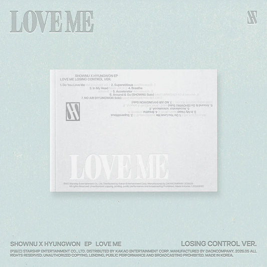 [PRE-ORDER] SHOWNU X HYUNGWON (MONSTA X) - LOVE ME [EP Album]