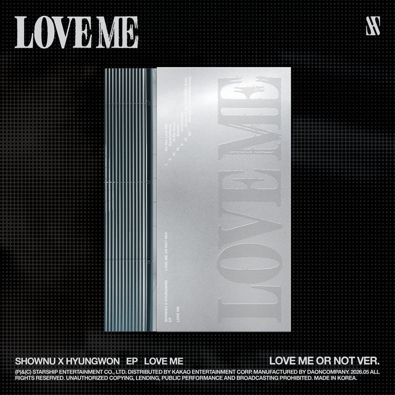 SHOWNU X HYUNGWON (MONSTA X) - LOVE ME [EP Album]