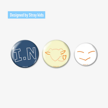 Stray Kids - RUN IT JAPAN: BADGE SET (3PIECES) - Lee Know