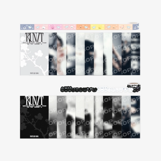 [PRE-ORDER] Stray Kids - RUN IT SEOUL: POSTCARD BOOK & ROLL STICKER SET