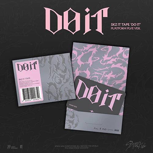 Album Stray Kids SKZ – « IT TAPE DO IT » Platform PLVE Version – Kit Musique Avec Cartes Photos, Stickers Et QR Code – Édition Précommande
