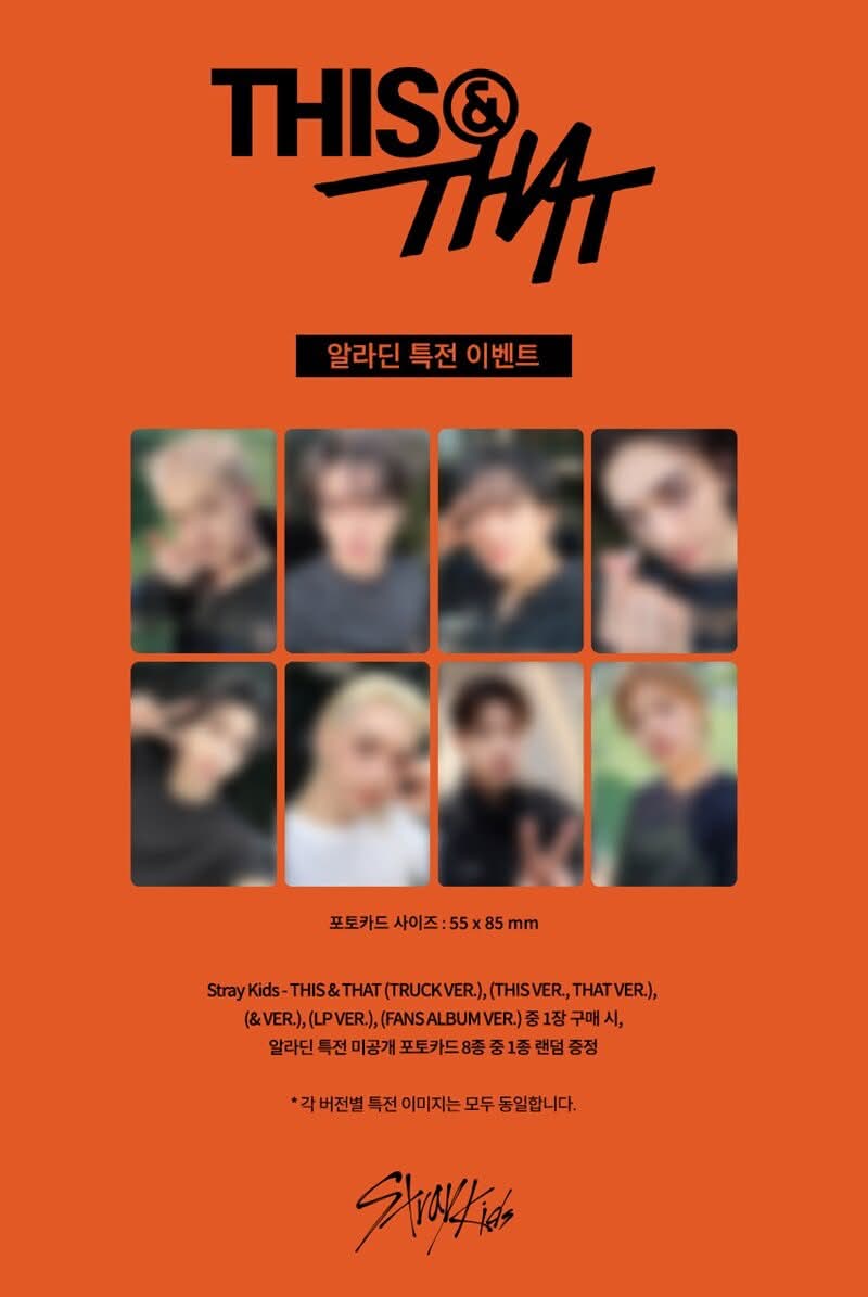 [PRE-ORDER] Stray Kids - THIS & THAT [10th Mini Album - TRUCK Limited Ver.] with POB option