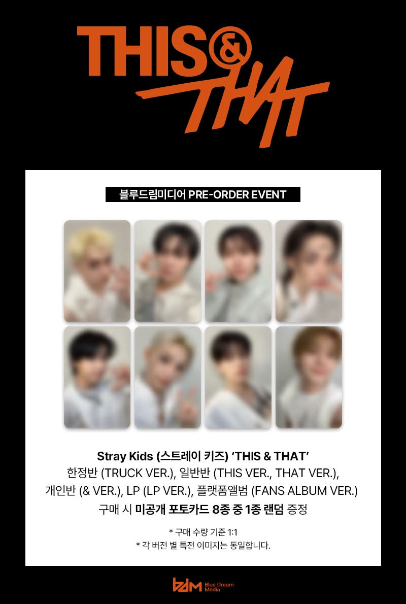 [PRE-ORDER] Stray Kids - THIS & THAT [10th Mini Album - FANS Album Ver.] with POB option