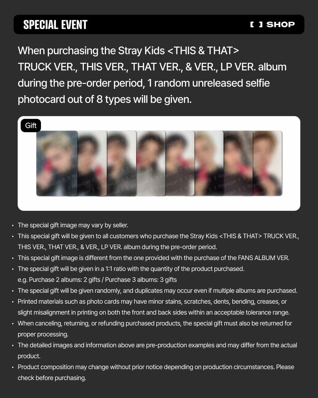 [PRE-ORDER] Stray Kids - THIS & THAT [10th Mini Album - LP Ver.] with POB option