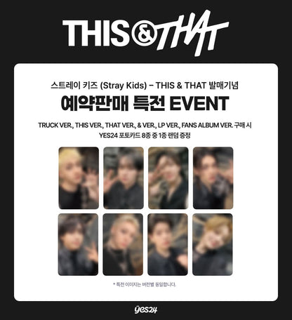 [PRE-ORDER] Stray Kids - THIS & THAT [10th Mini Album - THIS/THAT Ver.] with POB option