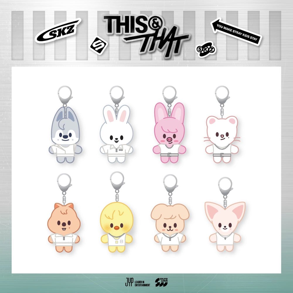 [PRE-ORDER] Stray Kids - THIS & THAT POP-UP MD: SKZOO COSTUME PLUSH KEYRING
