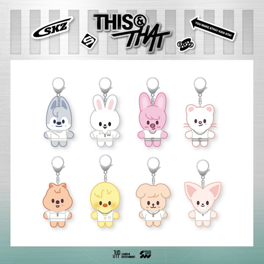 [PRE-ORDER] Stray Kids - THIS & THAT POP-UP MD: SKZOO COSTUME PLUSH KEYRING