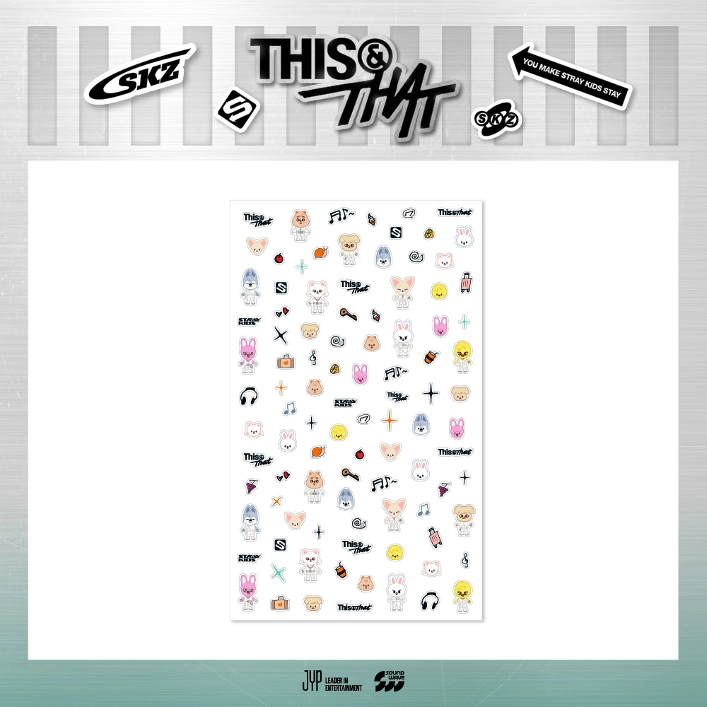 [PRE-ORDER] Stray Kids - THIS & THAT POP-UP MD: SKZOO MICRO STICKER