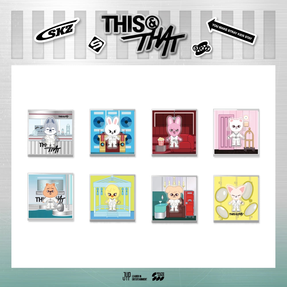 [PRE-ORDER] Stray Kids - THIS & THAT POP-UP MD: SKZOO SPINNING MAGNET